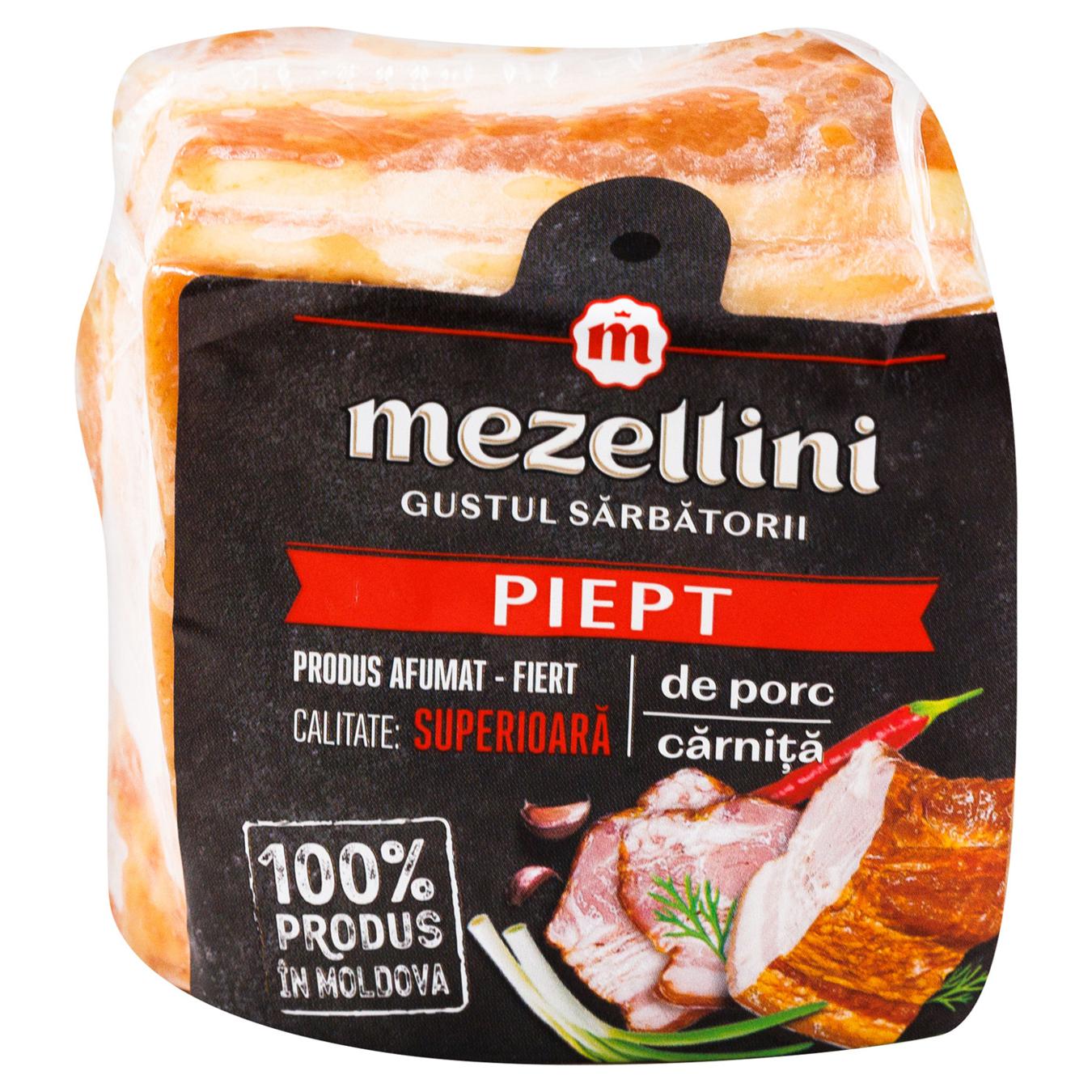 Piept de porc Mezellini afumat fiert vrac