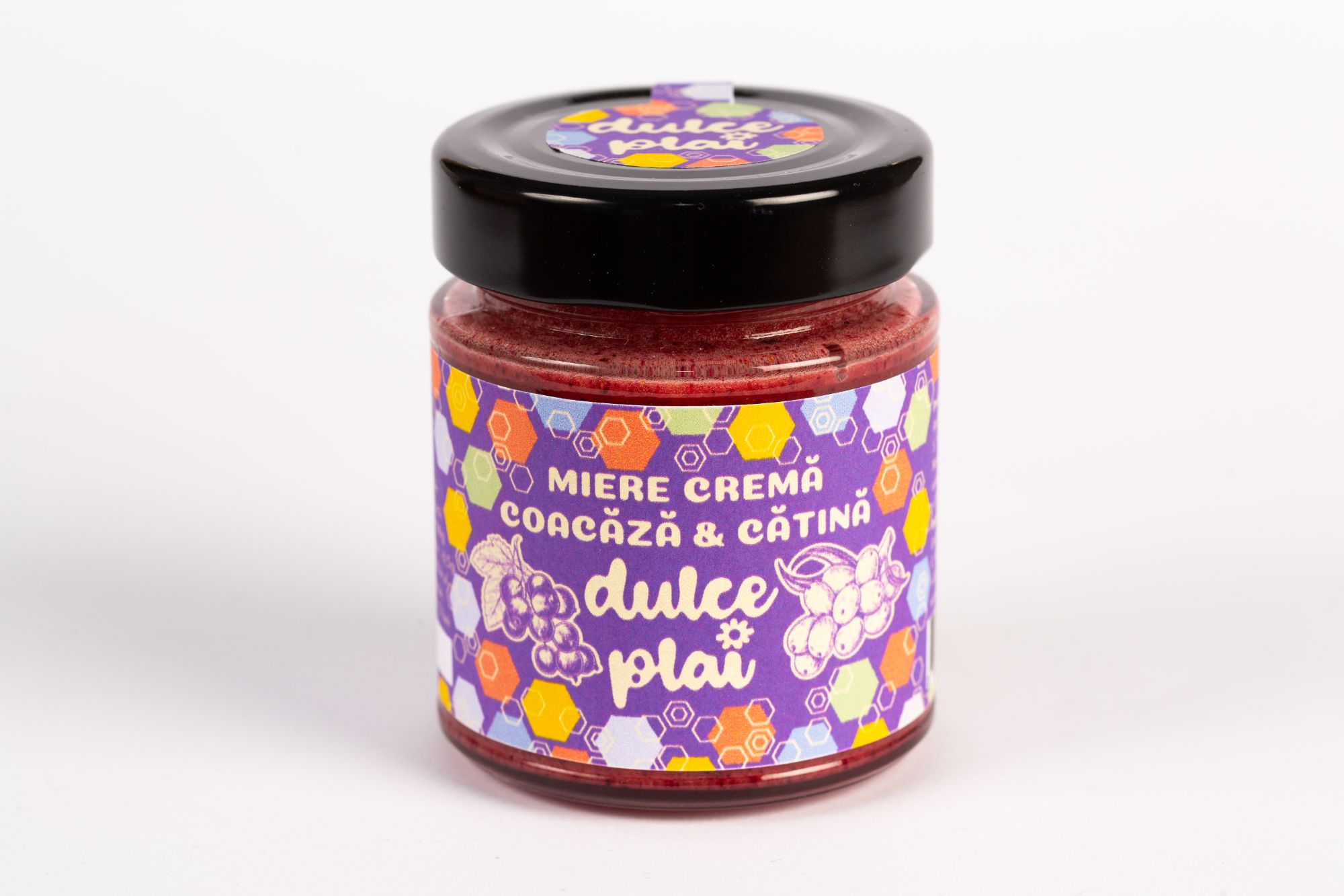 Miere Cremă cu Coacăză și Cătină Dulce Plai