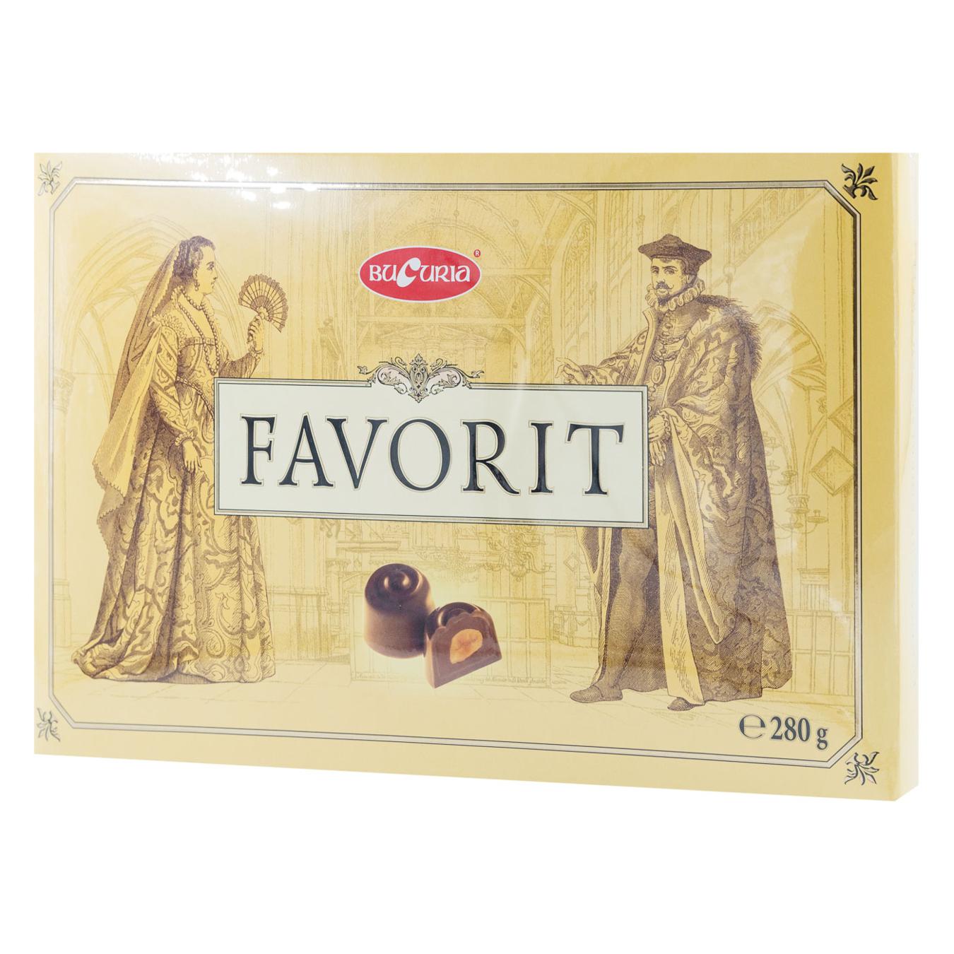 Bomboane Bucuria Favorit de ciocolată în cutie 280 g