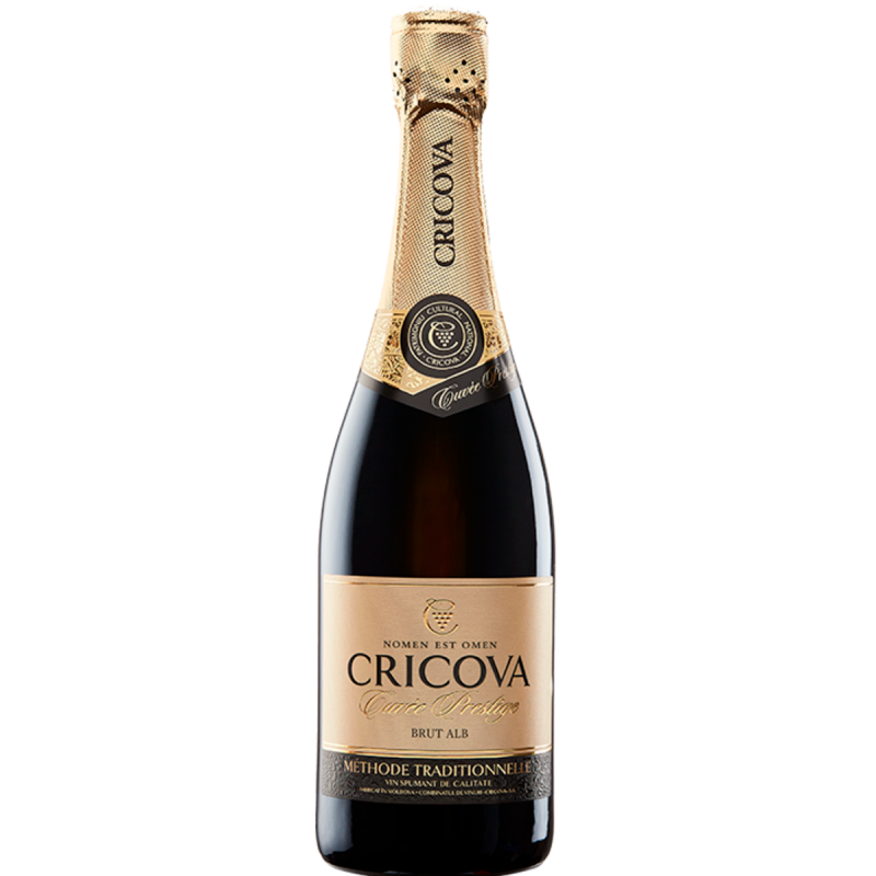 CRICOVA Vin spumant alb brut CUVEE PRESTIGE 750 ml