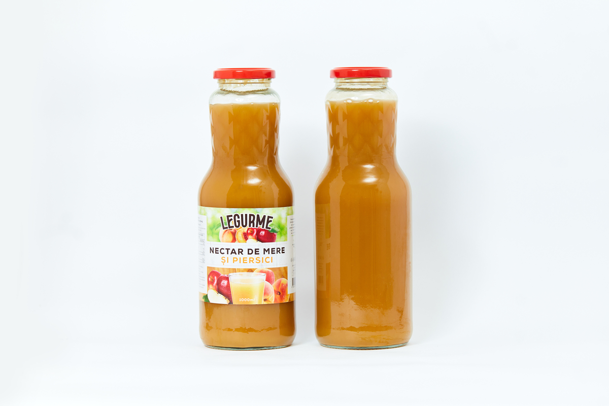 Nectar de mere și piersici 1L