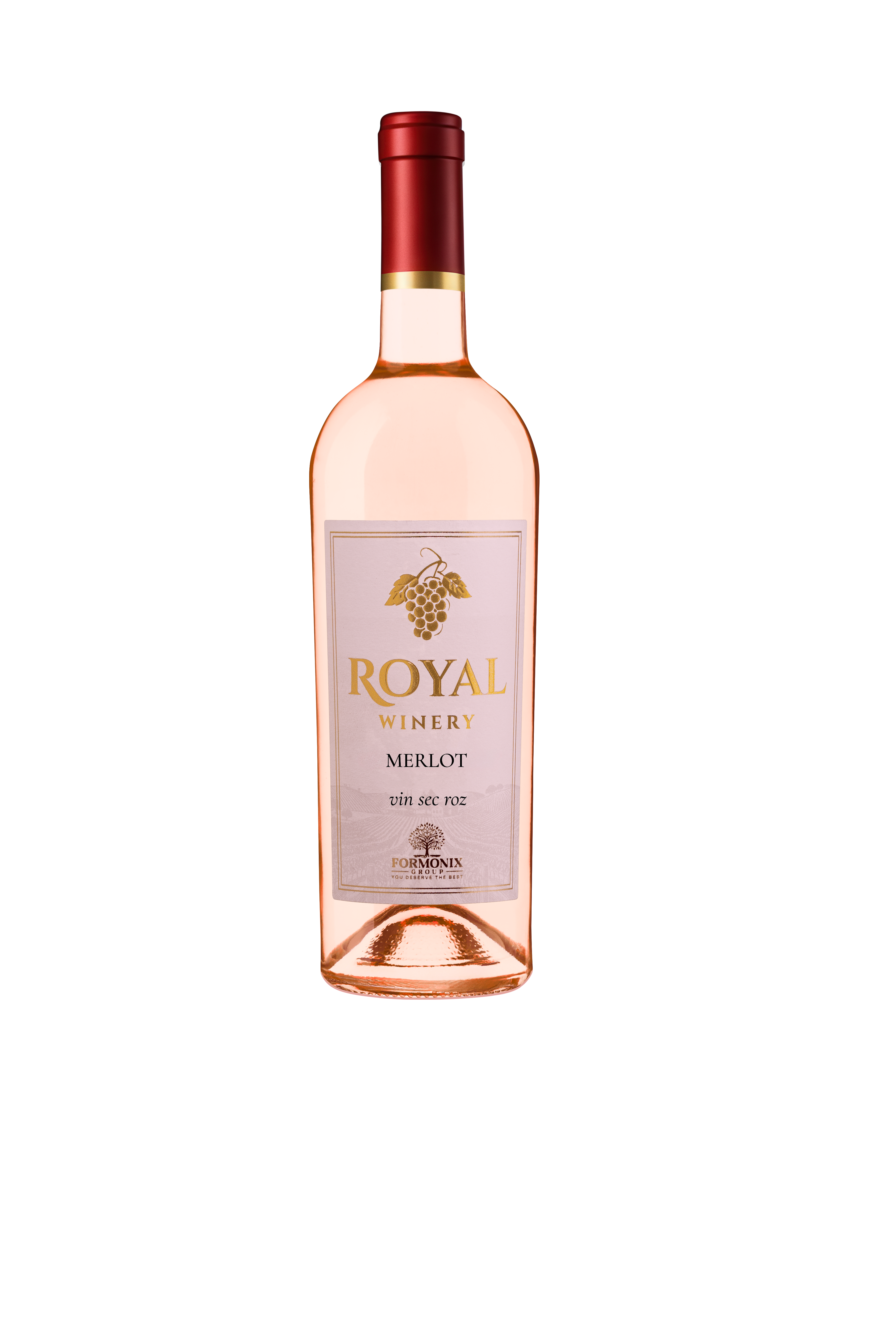 Vin sec roz Merlot 750 ml