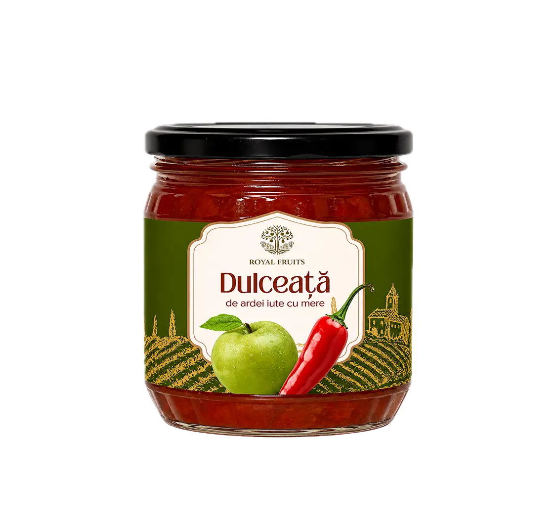 Dulceată de ardei cu mere