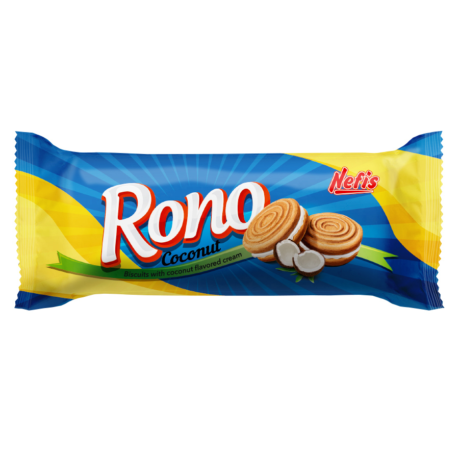 Biscuiti Rono cu cremă de cocos 180g