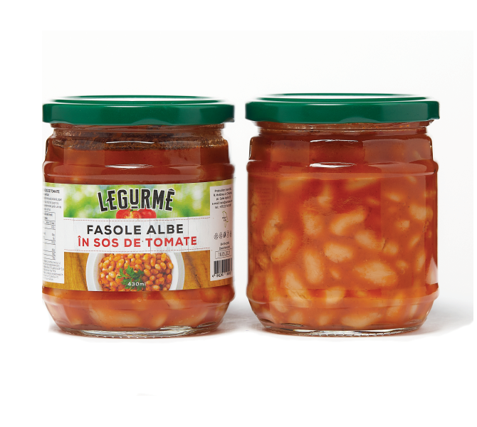 Fasole albă în sos de tomate