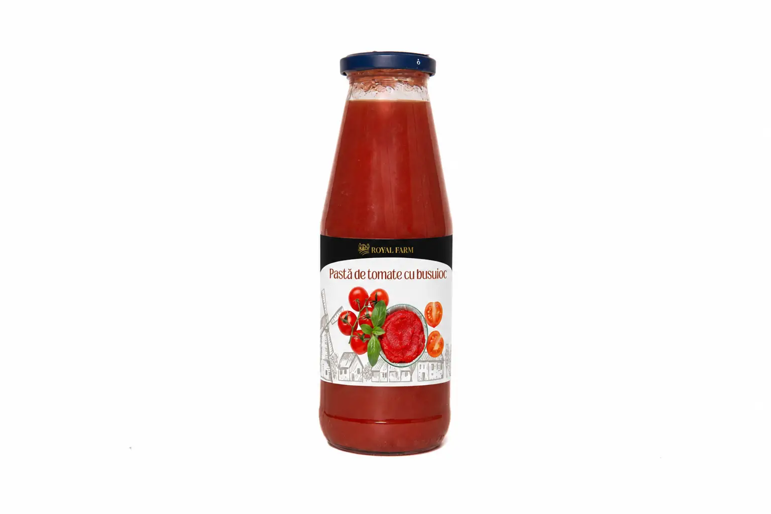 Pastă de tomate cu busuioc