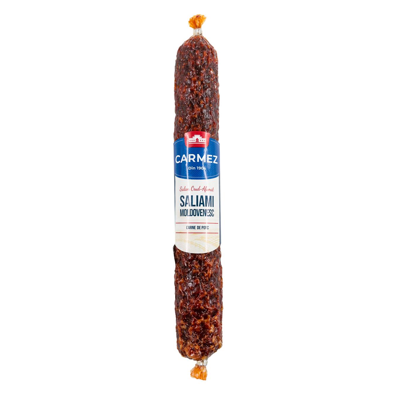 Salam Carmez Moldovenesc crud-afumat carne de porc