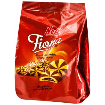 Biscuiti Nefis Fiona cu crema de cacao 180g