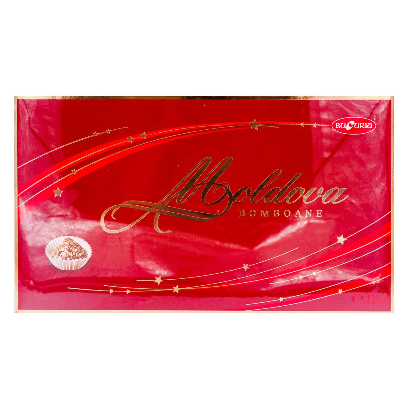 Bomboane Bucuria Moldova de ciocolată în cutie 420 g