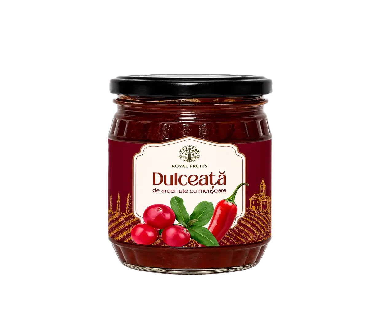 Dulceată de ardei cu merișoare
