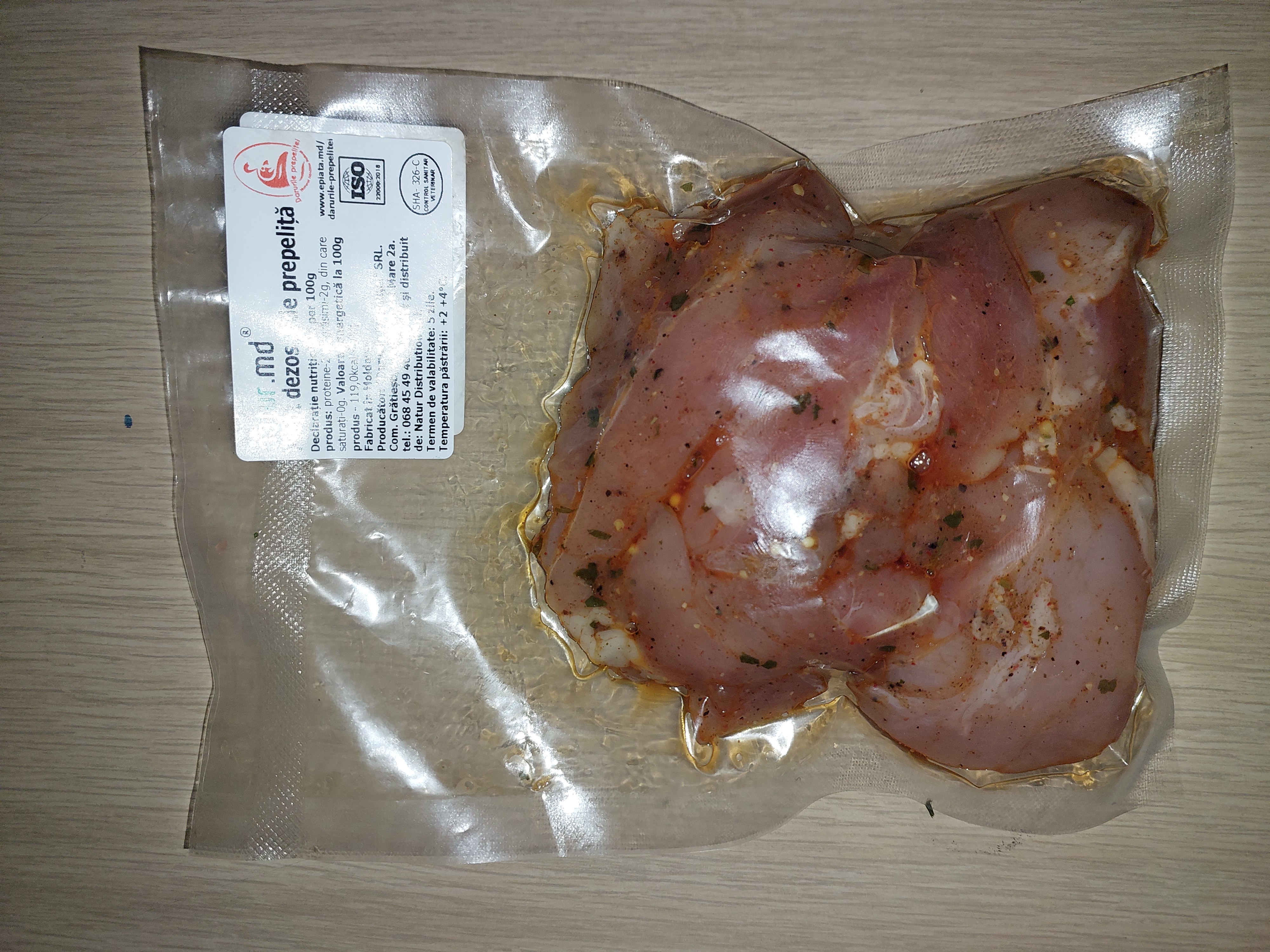 Piept de prepeliță marinat