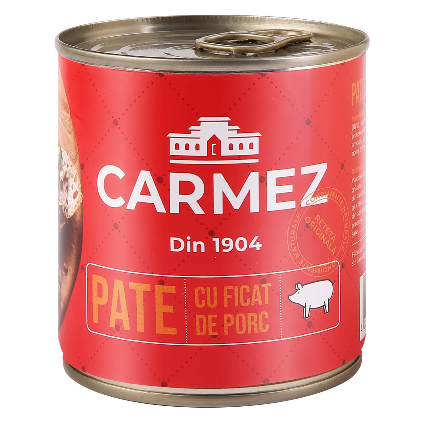 Pate cu ficat Carmez Porc 300g