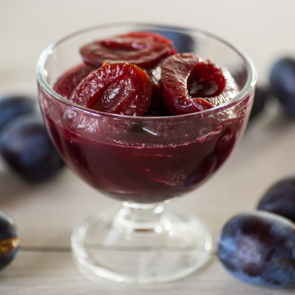 Prune jumătăți în sirop