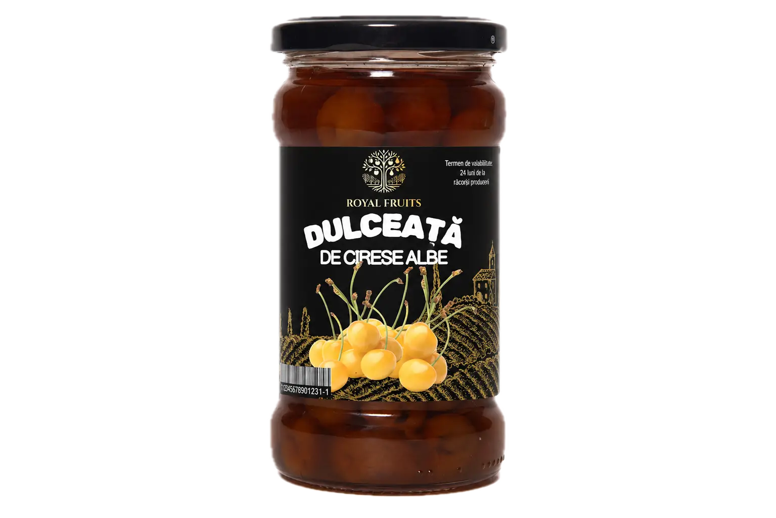Dulceată de cireșe albe