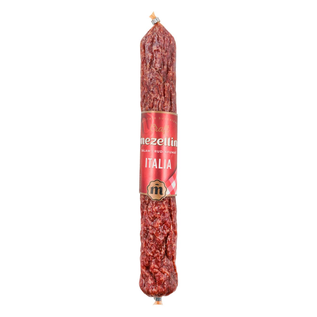 Salami Mezellini Italia crud-afumat