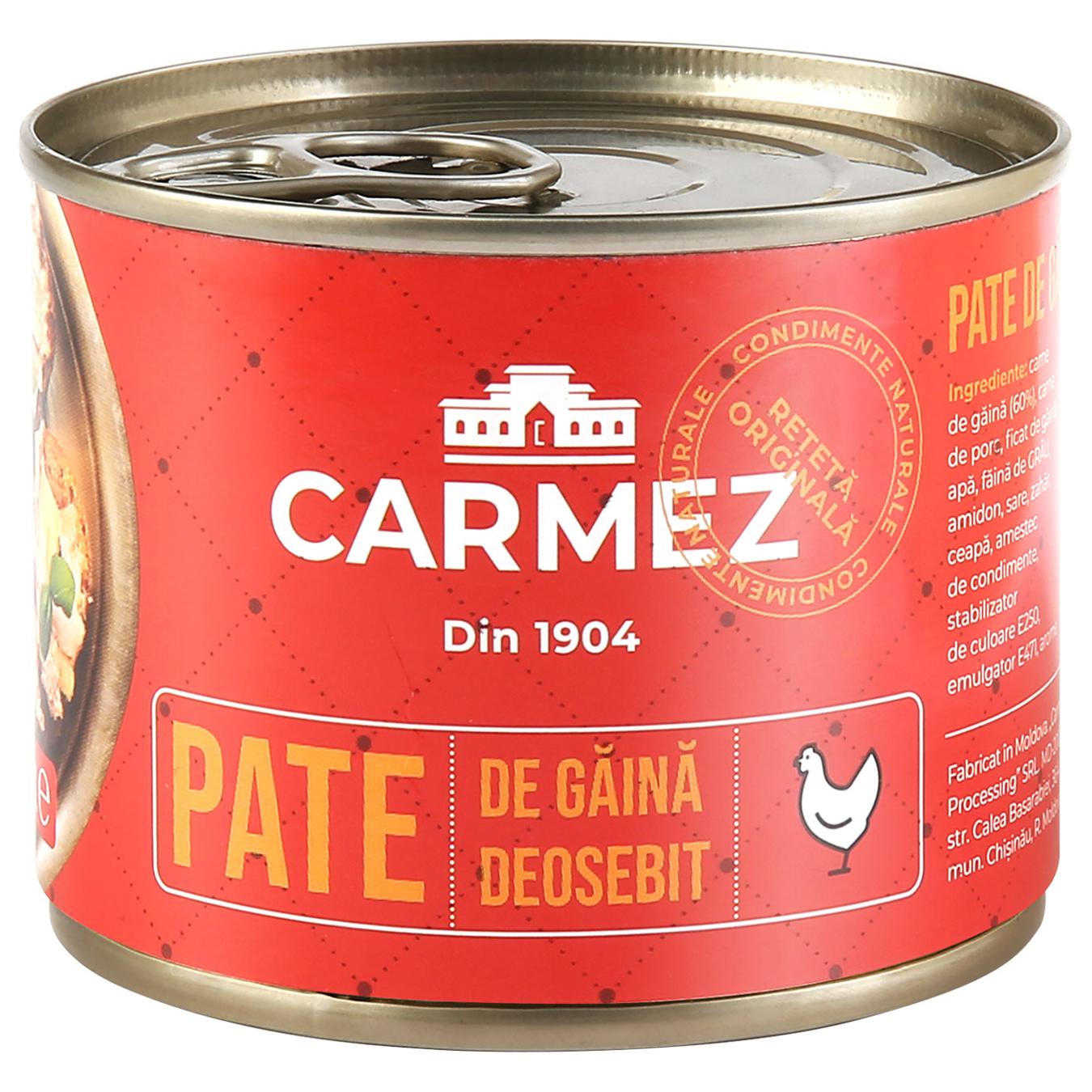 Pate de ficat Carmez Găină 200g