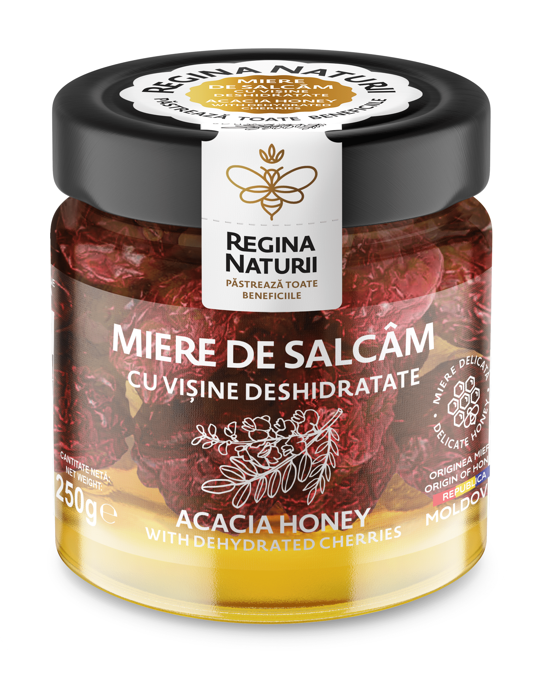 Miere de salcâm cu vișină 250g