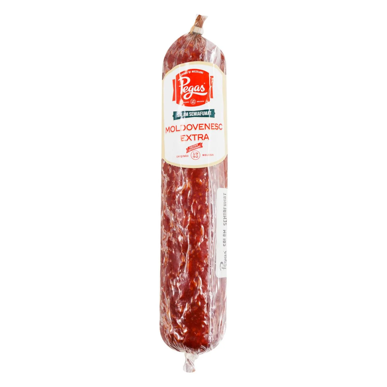 Salam Pegas Moldovenesc Extra semi-afumat ~300g