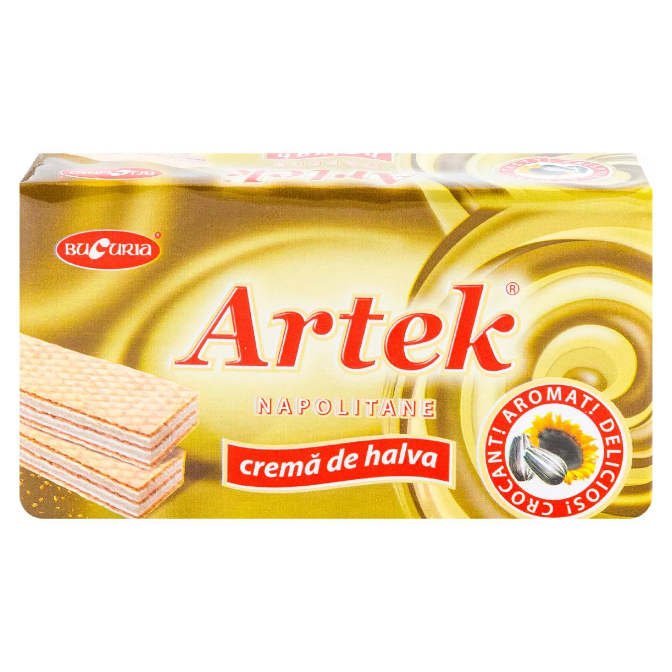 Napolitane Bucuria Artek cu cremă de halva 160 g
