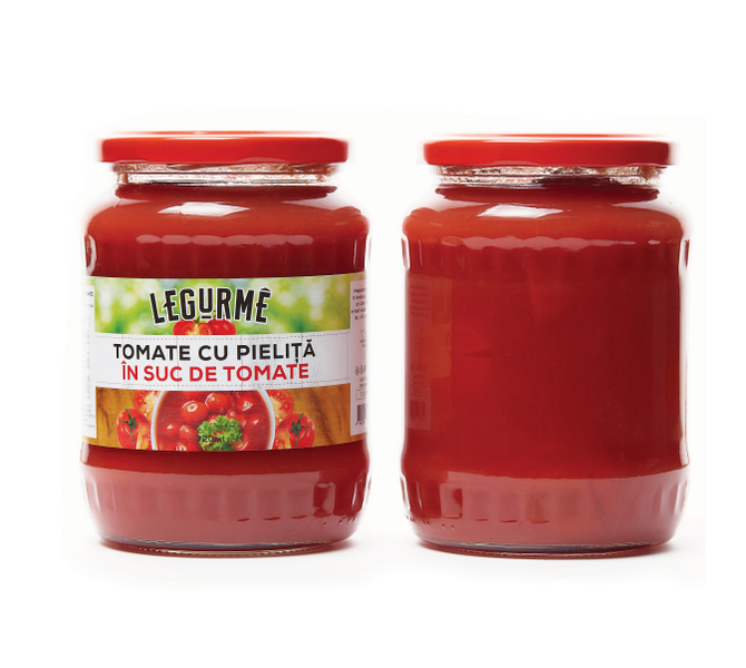 Tomate în suc de tomate 680 g