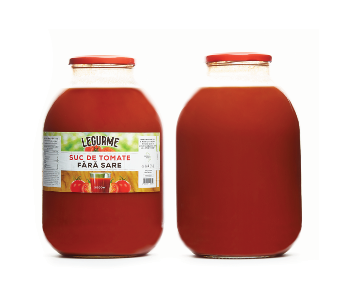 Suc de tomate(fără sare) 1 L/3 L
