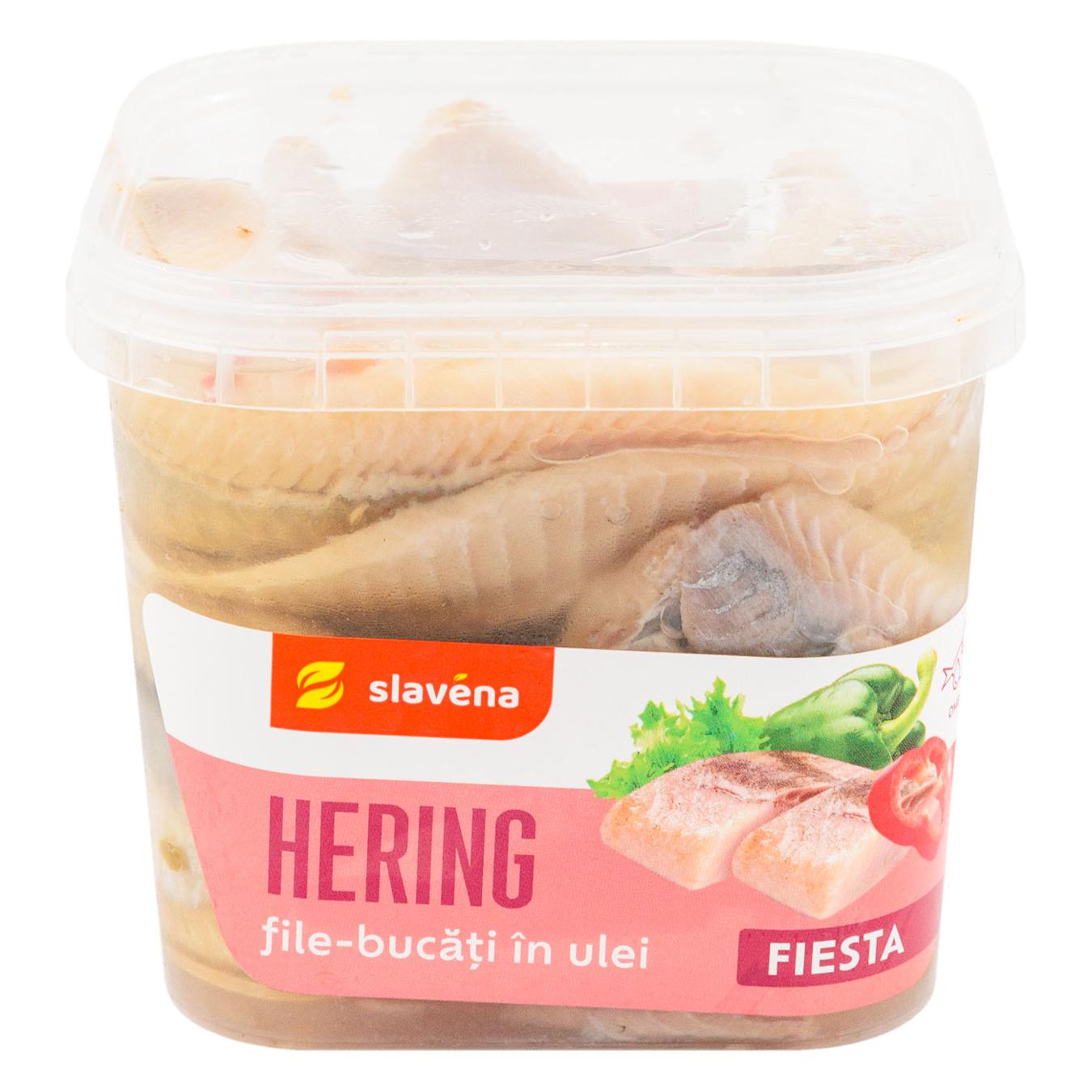 File de hering Slavena Lux Fiesta in ulei 900g