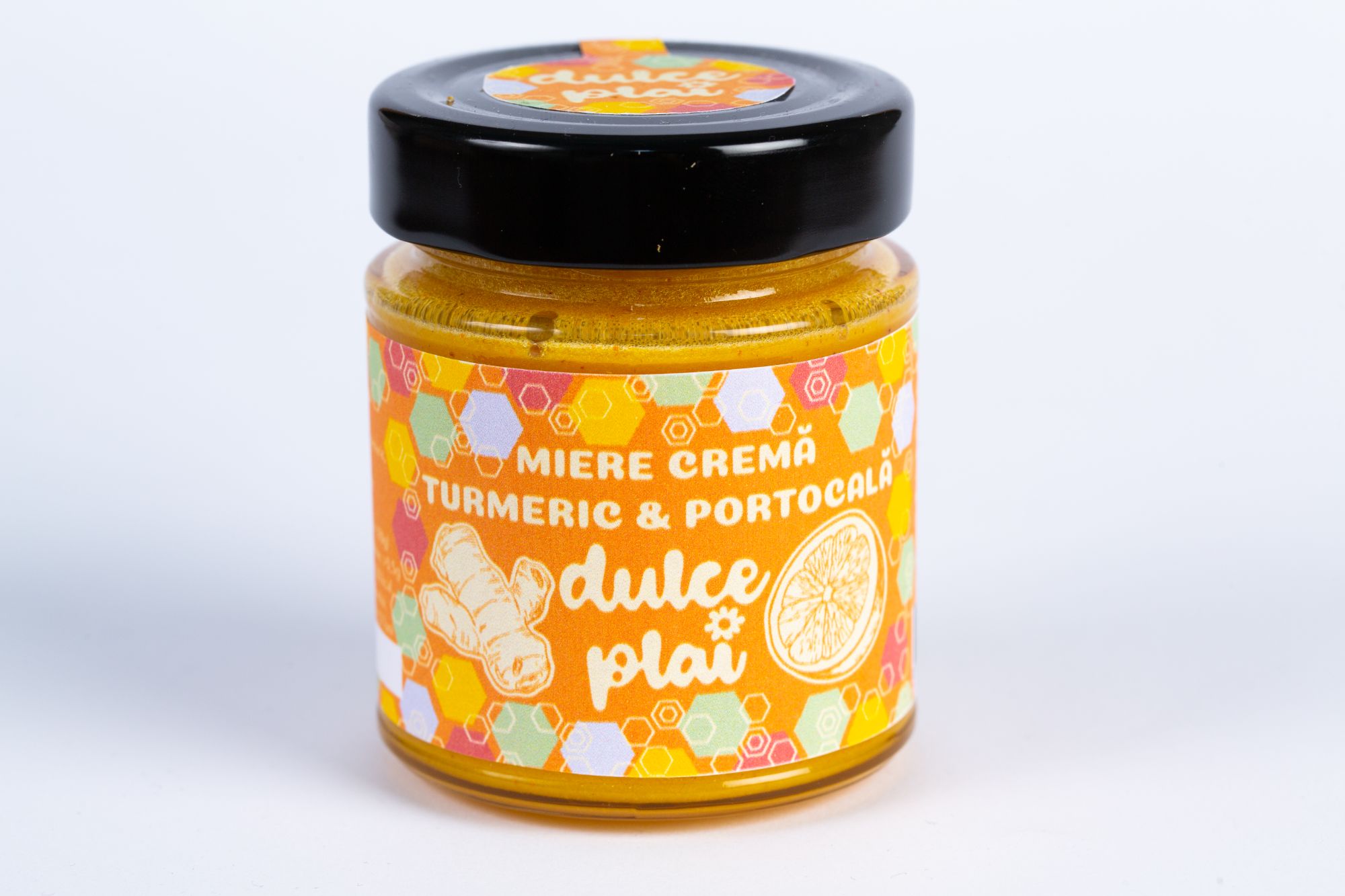 Miere Cremă cu Turmeric și Portocală Dulce Plai