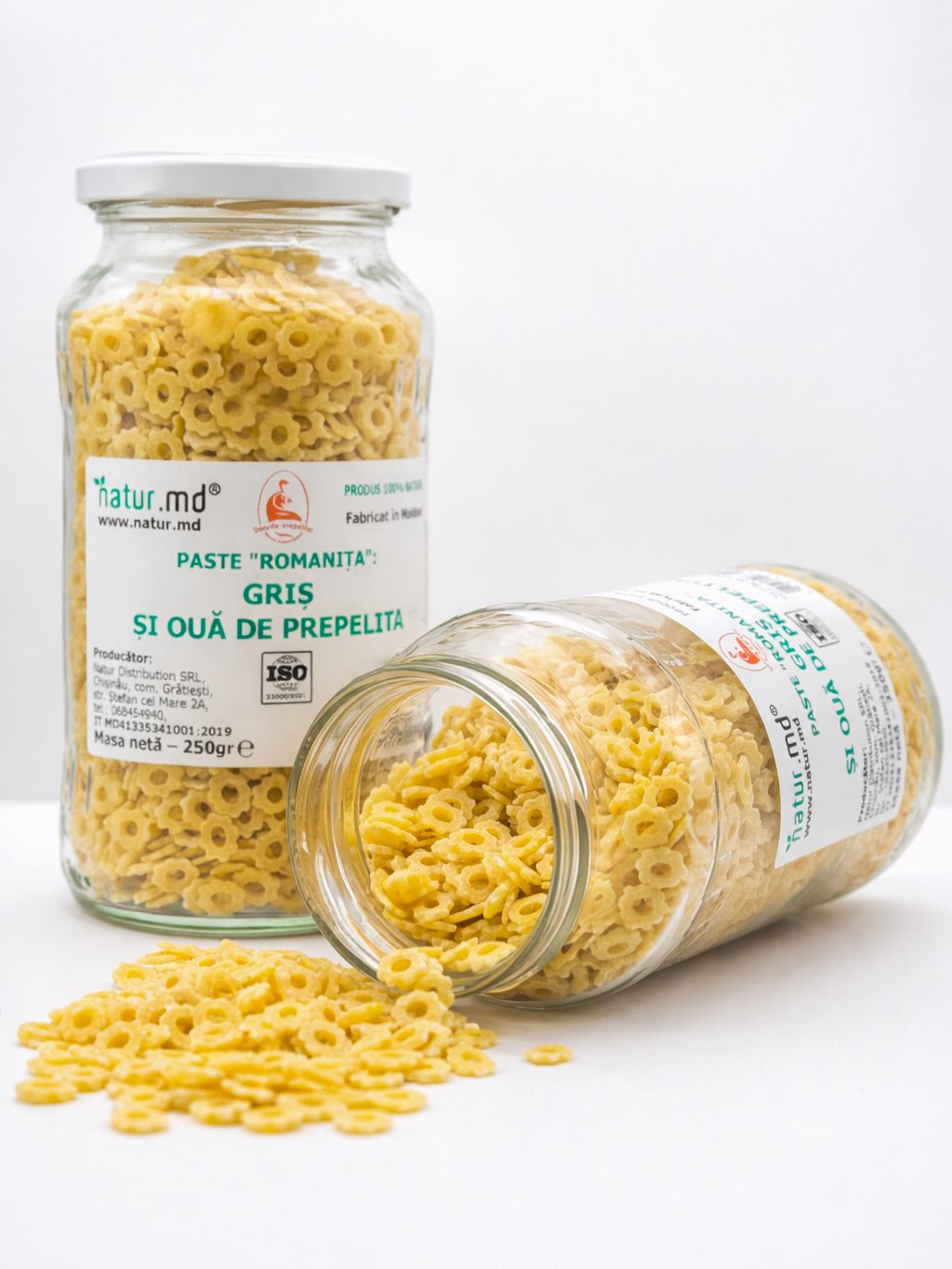 Paste „Romanița” cu griș și ouă de prepeliță
