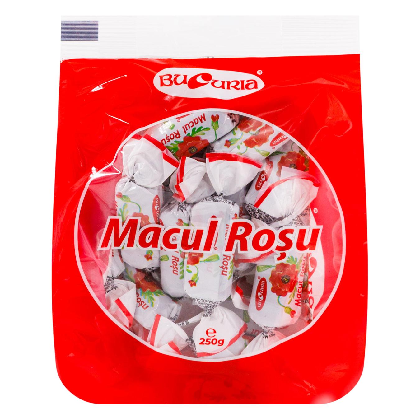 Bomboane Bucuria Macul Roșu de ciocolată 250 g