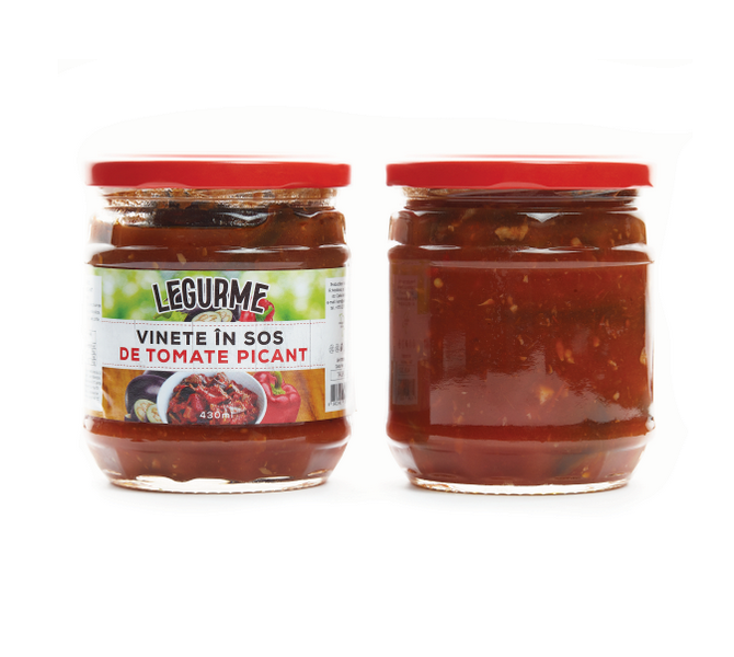 Vinete în sos picant 400 g