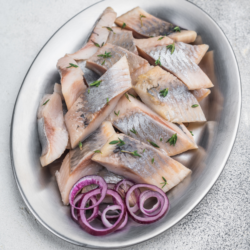 Hering, bucăți de file